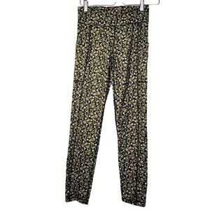 Aeropostale Women's Floral Flex High-Rise Pocket Leggings Medium